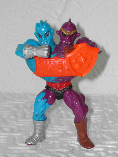 Vaisseau Et Figurine Musclor - Jouet Vintage Des Années 80 - Collection Les Maîtres De L'Univers